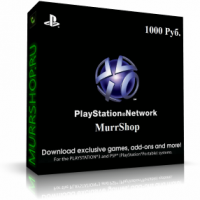 PlayStation Network Card — Пополнение 1000 рублей