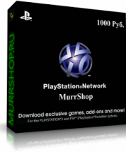PlayStation Network Card — Пополнение 1000 рублей